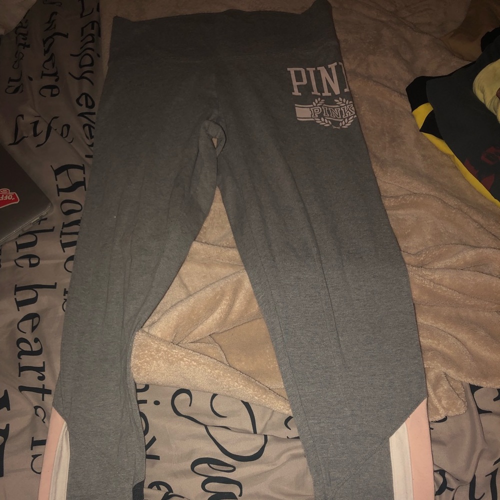 pink victoria secret leggings